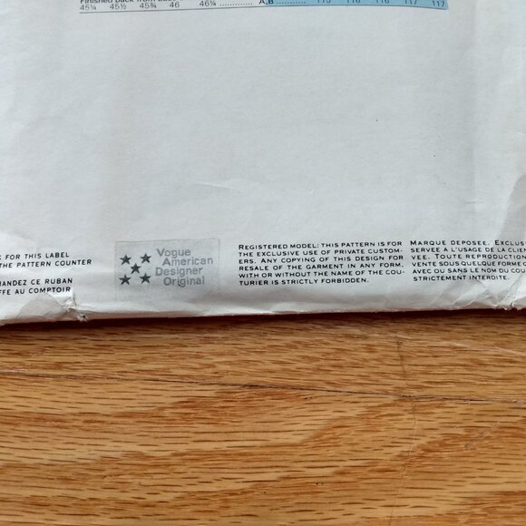 Vintage Vogue Flapper Dress Sewing Pattern Size 8 Kasper 1512 UNCUT - Picture 9 of 13